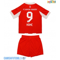 Camisa de time de futebol Bayern Munich Harry Kane #9 Replicas 1º Equipamento Infantil 2025-26 Manga Curta (+ Calças curtas)